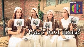 Hetty Feather cast play Whos most likely to game