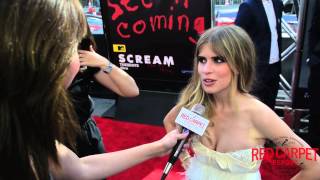Carlson Young Interviewed at MTVS Scream Premiere at LA Film Festival 2015 MTVScream LAFF