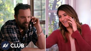How Jake Johnson and Darcy Carden found their sizzling phone chemistry for Ride The Eagle