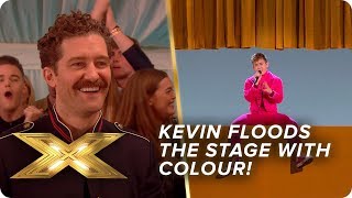 Kevin McHale floods the stage with colour  Live Week 2  X Factor Celebrity