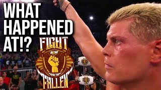 WHAT HAPPENED AT AEW Fight For The Fallen