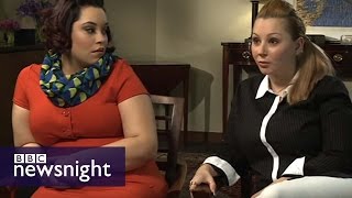 The FULL interview with Amanda Berry and Gina DeJesus  BBC Newsnight
