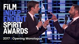 Nick Kroll  John Mulaneys Opening Monologue at the 2017 Film Independent Spirit Awards