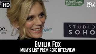 Emilia Fox Mums List Premiere Interview
