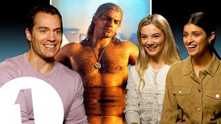 Its very iconic The Witchers Henry Cavill on that bath scene Geralts voice and meeting fans