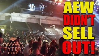 EMPTY SEATS AT AEW FYTER FEST Kenny Omega  Young Bucks Mock WWE Things You Didnt Notice