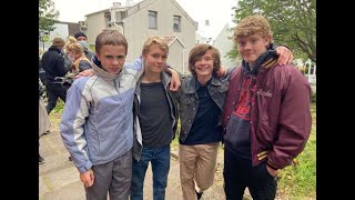 The Beautiful Beings Boys  the young stars of the Icelandic film Beautiful Beings Berdreymi 2022