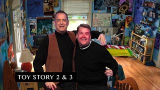 James Corden and Tom Hanks Act Out Toms Filmography