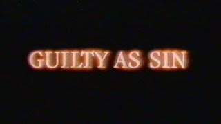 Guilty As Sin Movie Trailer May 23 1993