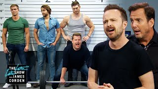 James Insists Hes the Sexy Suspect w Aaron Paul  Will Arnett