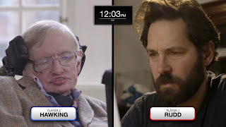 Paul Rudd explores the Quantum Realm with Stephen Hawking