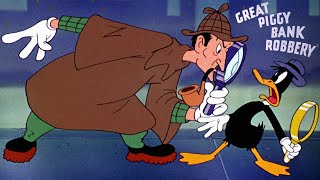 The Great Piggy Bank Robbery 1946 Looney Tunes Daffy Duck Cartoon Short Film