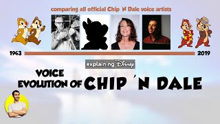 Voice Evolution of CHIP N DALE  76 Years Compared  Explained  CARTOON EVOLUTION