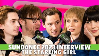 Lewis Pullman Austin Abrams  Eliza Scanlen on The Starling Girl at Sundance 2023