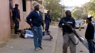 Shots Fired Lawless Streets Of Johannesburg  Louis Theroux Law and Disorder In Johannesburg  BBC