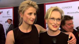 Ricki and The Flash Mamie Gummer  Meryl Streep Movie Premiere Interview  ScreenSlam