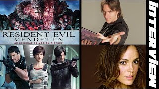 RESIDENT EVIL VENDETTA Cast Interview Leon and Rebecca Matthew Mercer  Erin Cahill