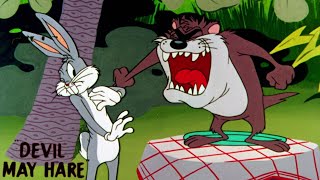Devil May Hare 1954 Looney Tunes Bugs Bunny and Tasmanian Devil Cartoon Short Film
