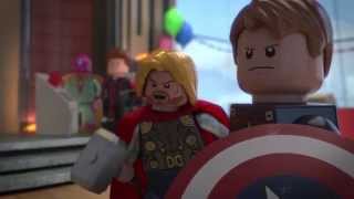Ultron Crashes the Party  LEGO Marvel Super Heroes Avengers Reassembled  Clip 1