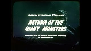 Return of the Giant Monsters Gamera vs Gyaos 1967