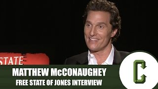 Matthew McConaughey on Reuniting with Mud Star Jacob Lofland in Free State of Jones