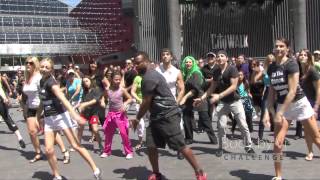 Worlds Largest Simultaneous Flashmob feat Alfonso Ribeiro  ViSalus Flash Mob  Hollywood CA