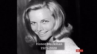 Honor Blackman passes away 1925 2020 UK  BBC News  7th April 2020