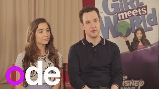 Girl Meets World Rowan Blanchard and Ben Savage chat about new Disney show