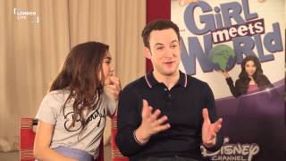 Ben Savage and Rowan Blanchard on Disneys Girl Meets World