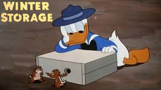 Winter Storage 1949 Disney Cartoon Short Film  Donald Duck  Chip  Dale