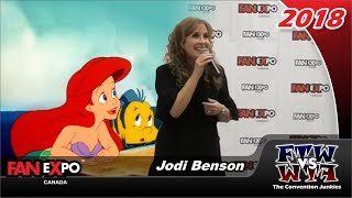 Jodi Benson The Little Mermaid Toy Story Fan Expo Canada 2018