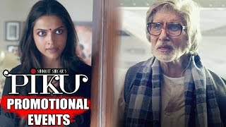 Piku Movie  Amitabh Bachchan Deepika Padukone Irrfan Khan  Uncut Promotional Events