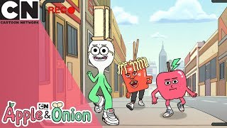 Apple  Onion   Lil Noodles Music Video  Cartoon Network UK 