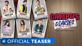 Campus Diaries  Official Teaser  Harsh Beniwal Saloni Gaur and Ritvik Sahore  MX Player