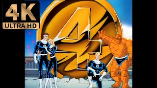 Fantastic Four The Animated Series 1994  Intro Season 12  4K  Remastered