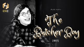 Buster Keaton  The Butcher Boy 1917   Comedy Silent Film  HD Quality  Roscoe Fatty Arbuckle