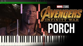 Avengers Infinity War  Porch Piano Cover  Alan Silvestri