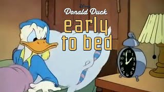 Early to Bed 1941 Disney Donald Duck Cartoon Short Film