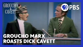 Groucho Marx roasts Dick Cavett  Groucho  Cavett  American Masters  PBS