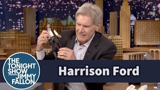 Harrison Ford Demos His Star Wars Injury Using a Han Solo Doll