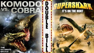 KOMODO VS COBRA X SUPER SHARK Full Movie Double Bill  Monster Movies  The Midnight Screening