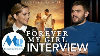 FOREVER MY GIRL Interview Jessica Rothe  Alex Roe