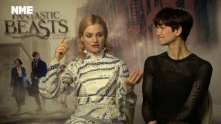 Fantastic Beasts Alison Sudol and Katherine Waterston on JK Rowlings set visit