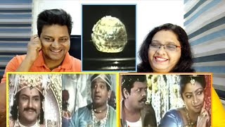 Aditya 369  Krishna  Tenali scene  Aditya 369 Comedy Scenes  Balakrishna Silk Smitha  Reaction