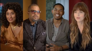 The High Note Interviews Tracee Ellis Ross Dakota Johnson Ice Cube and Kelvin Harrison Jr