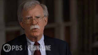 The Choice 2020 John Bolton interview  FRONTLINE