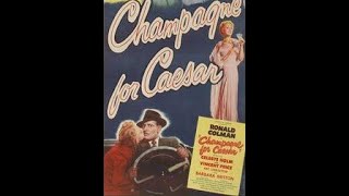 Champagne for Caesar 1950 Colorized Ronald Colman Celeste Holm Vincent Price Comedy