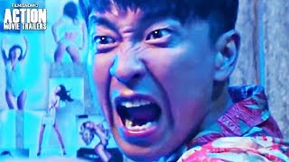 LOBSTER COP  Trailer for Wang Qianyuan Action Comedy Movie