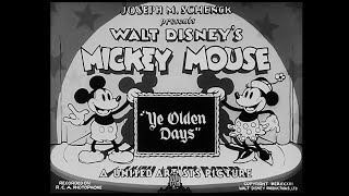 Ye Olden Days Opening  Closing Titles Walt DisneyUnited Artists 1933