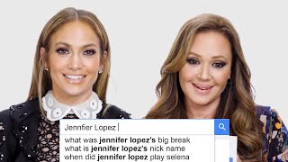 Jennifer Lopez  Leah Remini Answer the Webs Most Searched Questions  WIRED